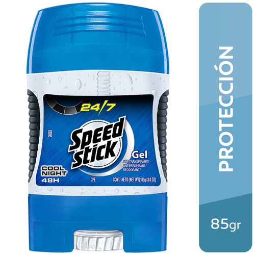 Desodorante en Gel para Hombre SPEED STICK Cool Night Frasco 85g