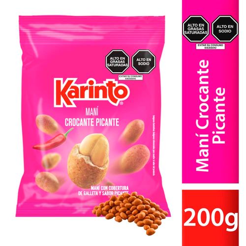 Maní KARINTO Engalletado Picante Bolsa 200g