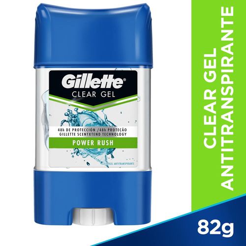 Desodorante en Gel para Hombre GILLETTE Power Rush Frasco 82g