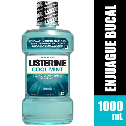 Enjuague Bucal LISTERINE Cool Mint Menta Frasco 1L