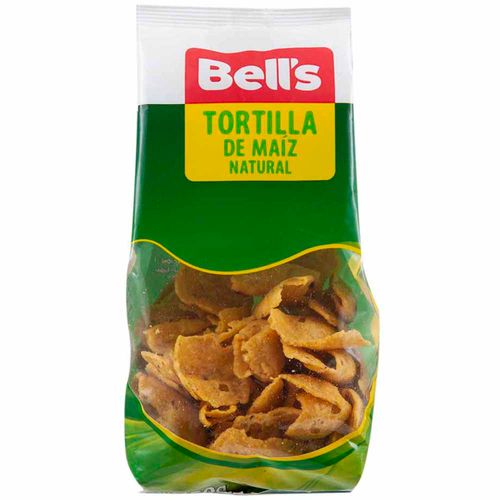 Piqueo BELL'S Tortilla de maíz natural Bolsa 150Gr