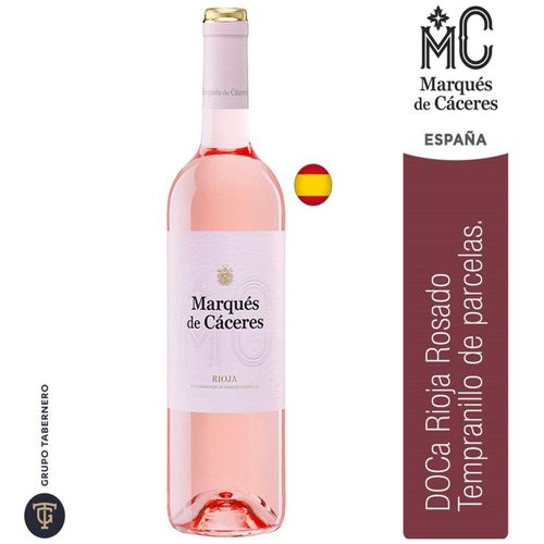 Vino MARQUÉS DE CÁCERES Rioja Rosé Botella 750ml