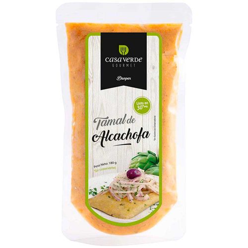 Tamal de Alcachofa CASA VERDE Gourmet Empaque 180g