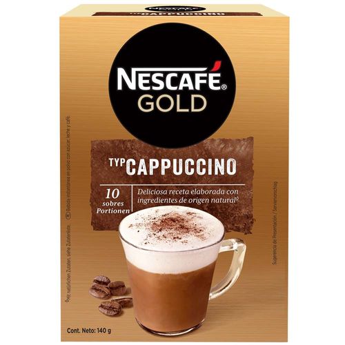 Café NESCAFÉ Gold Cappuccino Caja 10un