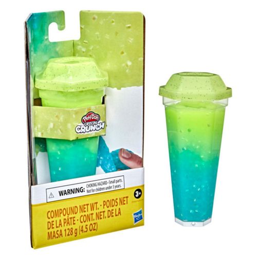 Masa Playdoh Crystal Crunch Verde F4701