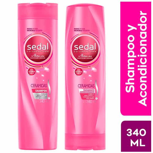 Shampoo SEDAL Ceramidas Frasco 340ml + Acondicionador Frasco 340ml