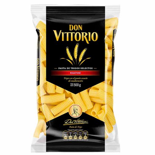 Fideos DON VITTORIO Rigatoni Bolsa 500g