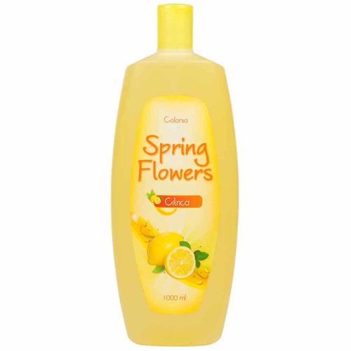 Colonia para Mujer SPRING FLOWERS Cítrica Frasco 1L