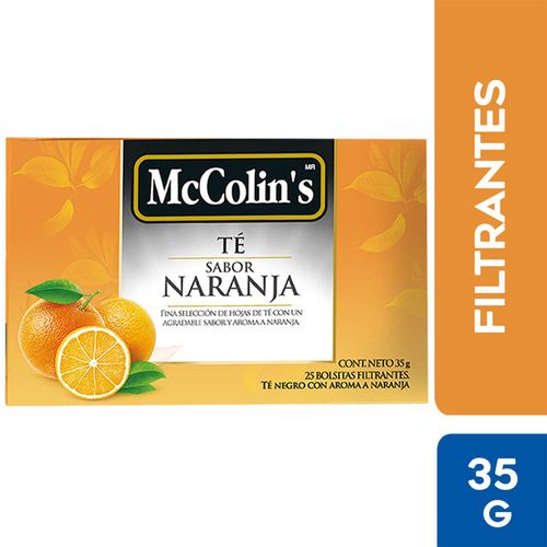 Té MC COLIN'S Naranja Caja 25un