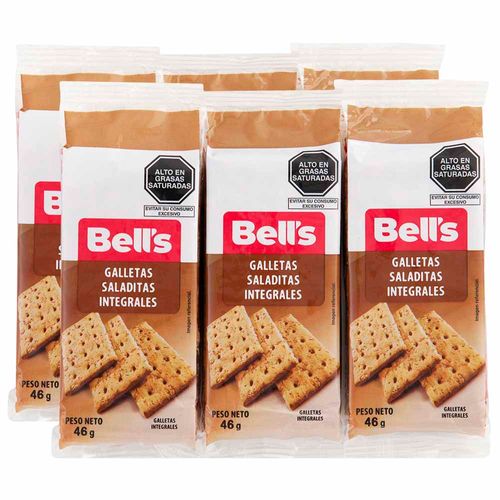 Galletas Integrales BELL'S Paquete 6un