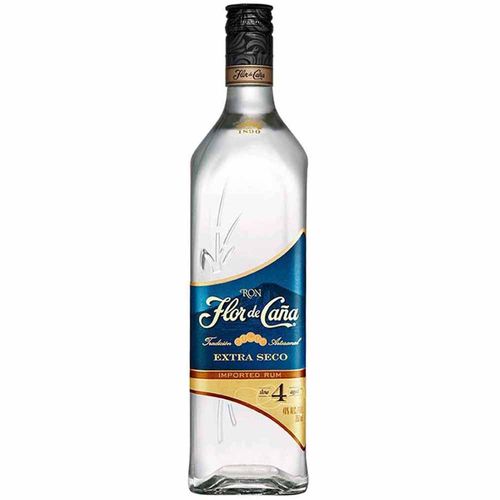 Ron FLOR DE CAÑA Extra Seco 4 años Botella 750ml