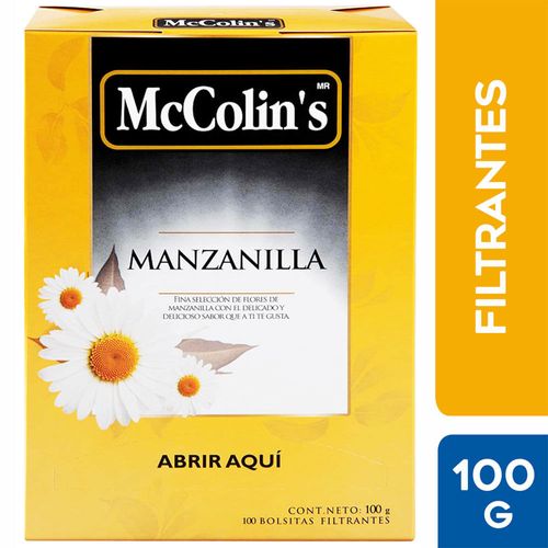 Manzanilla MC COLIN'S Caja 100un