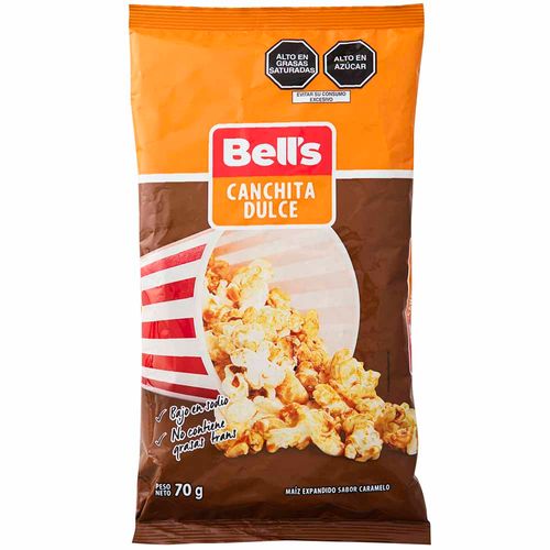 Maíz Pop Corn BELL'S Dulce Bolsa 70g