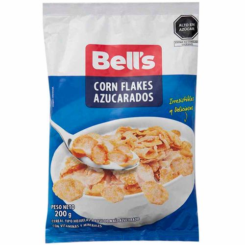 Cereal BELL'S Corn Flakes Azucarados Bolsa 200g