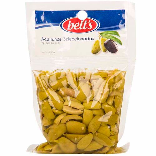 Aceitunas en Conserva BELL'S Botija en Tiras Bolsa 250g