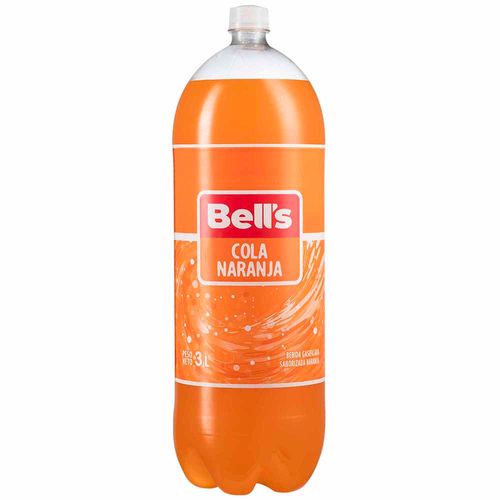 Gaseosa BELL'S Cola Naranja Botella 3L