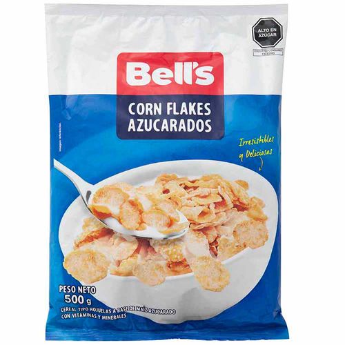 Cereal BELL'S Corn Flakes Azucarados Bolsa 500g