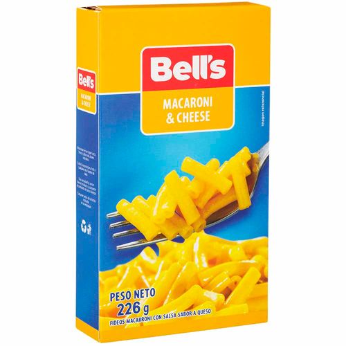 Macaroni & Cheese BELL'S Sabor a Queso Caja 226g