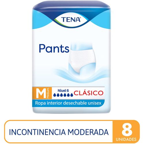 Pañal para Adultos TENA Pants Clásico Talla M Paquete 8un