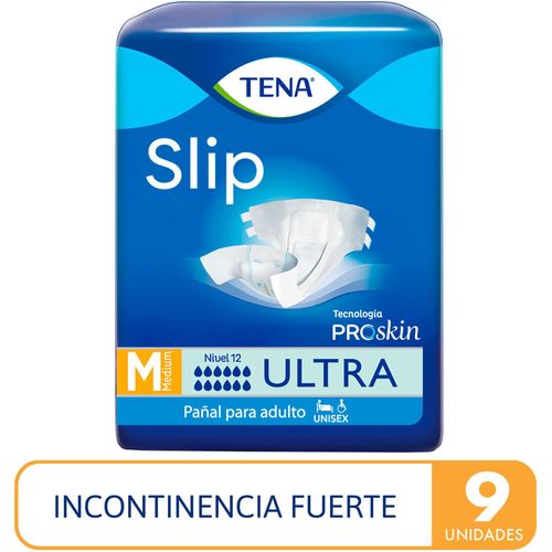 Pañal Unisex TENA Incontinencia Severa Talla M Paquete 9un