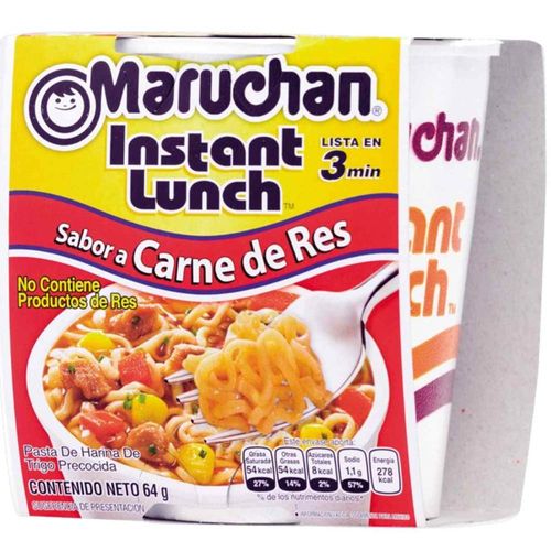 Sopa Instantánea MARUCHAN Res Vaso 64g