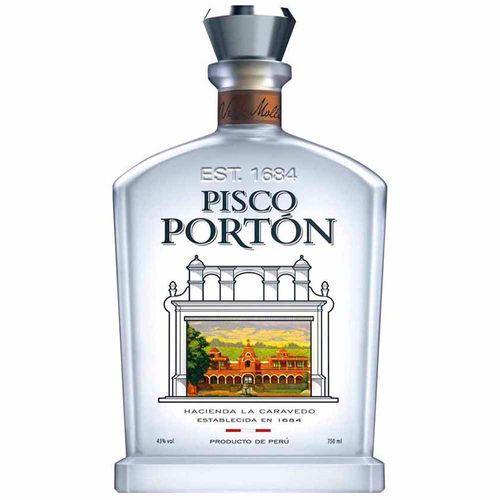 Pisco PORTON Mosto Verde Mollar Botella 750ml