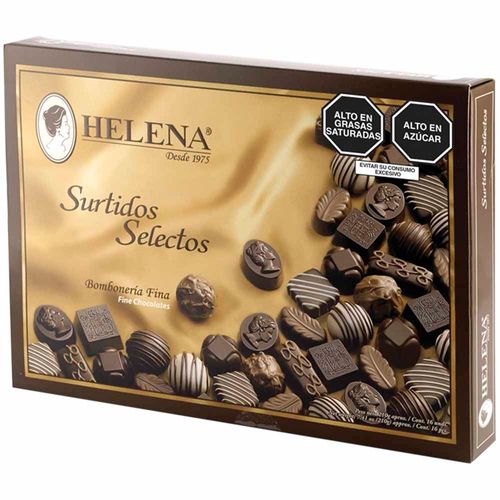 Bombones de Chocolate HELENA Surtidos Selectos Caja 210g