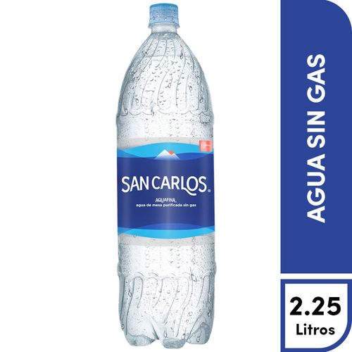 Agua SAN CARLOS sin Gas Botella 2.25L