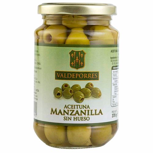 Aceituna Manzanilla VALDEPORRES sin Hueso Frasco 240g