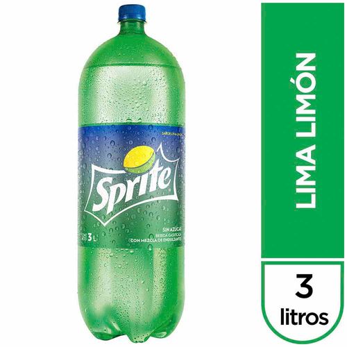 Gaseosa SPRITE Lima Limón Botella 3L