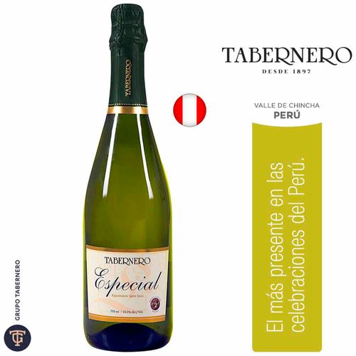 Espumante TABERNERO Semi Seco Especial Botella 750ml