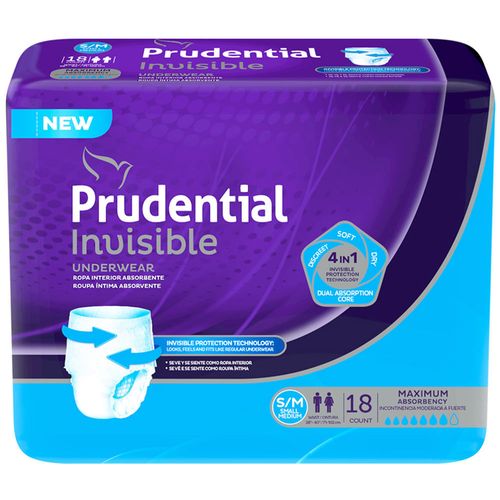 Ropa Interior PRUDENTIAL Pants Adulto Talla M Paquete 18un