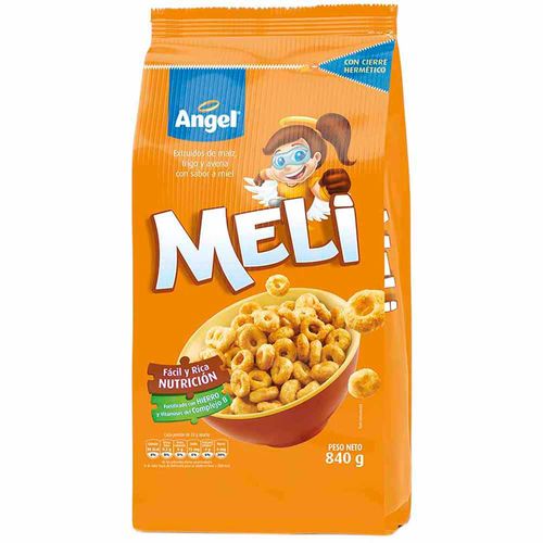 Cereal ANGEL Aritos de Maíz Trigo y Miel Doypack 840g