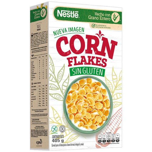 Cereal Integral NESTLÉ Corn Flakes Caja 405g