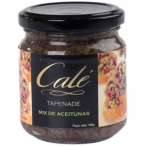 Conserva CALÉ TAPENADE Mix de aceitunas Frasco 185g