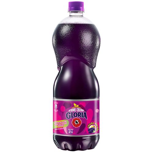 Refresco GLORIA Chicha Morada Casera Botella 3L