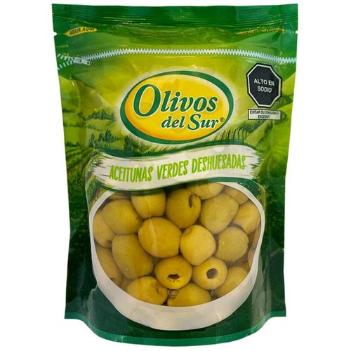 Aceitunas Verdes Deshuesadas en Conserva OLIVOS DEL SUR Doypack 300g