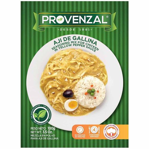 Ají de Gallina PROVENZAL Sachet 100g