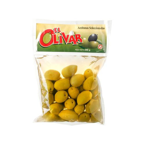 Aceitunas Verdes EL OLIVAR con Pepa Bolsa 240g