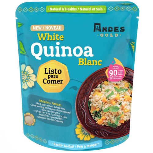 Quinua Listo para Comer ANDES GOLD Blanca Doypack 240g