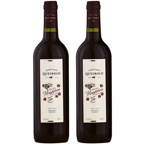 Vino SANTIAGO QUEIROLO Gran Borgoña Magdalena Semiseco Pack 750ml