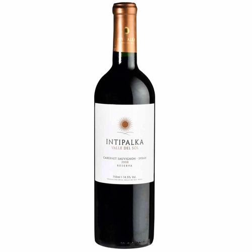 Vino INTIPALKA Cabernet Sauvignon Syrah Reserva Botella 750ml