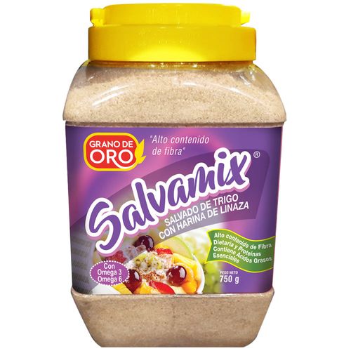 Cereal SALVAMIX Con Harina de Linaza Frasco 750g