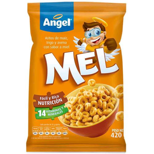 Cereal de Avena Maíz y Trigo ANGEL Meli Bolsa 420g