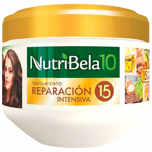 Crema Capilar NUTRIBELA Reparación Intensiva 15 Pote 300ml