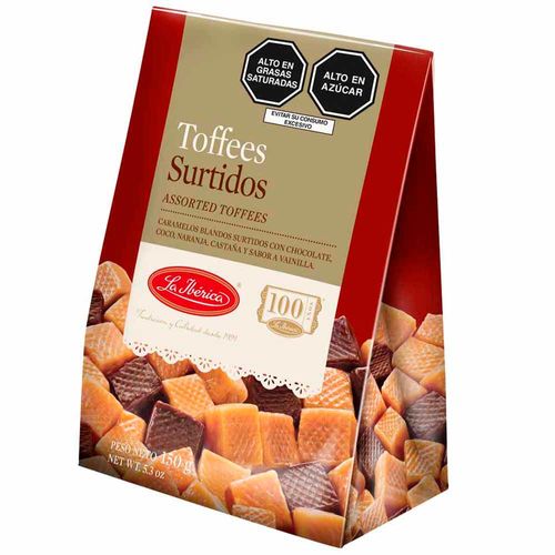 Toffee LA IBERICA Surtidos Caja 150Gr