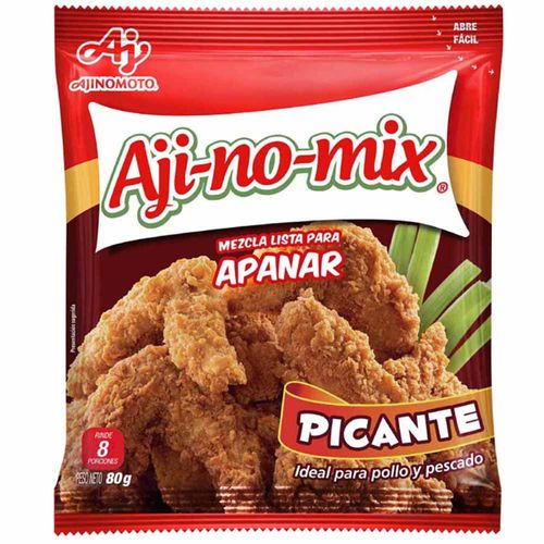 Mezcla para Apanar AJI-NO-MIX Picante Bolsa 80g