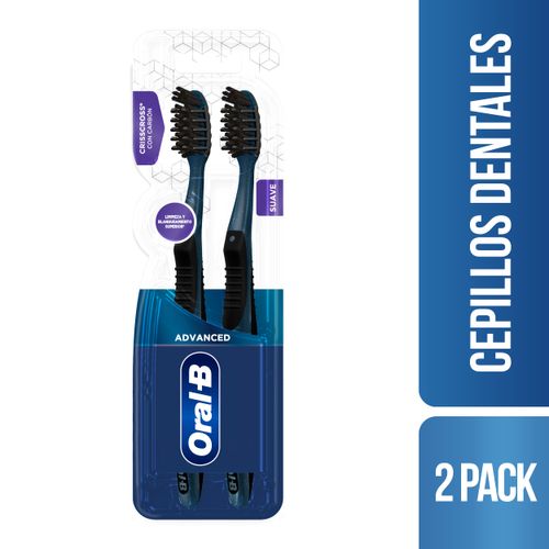 Cepillo Dental ORAL-B Advanced 7 Beneficios Paquete 2un