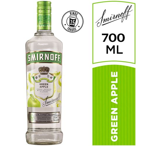 Vodka SMIRNOFF Apple Botella 700ml