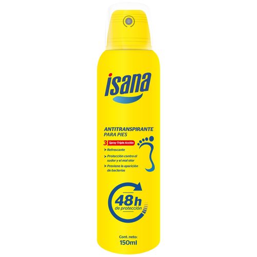 Spray de Pies ISANA Triple Acción Frasco 150ml